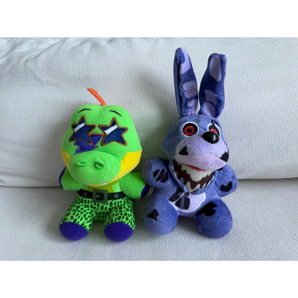 Funko‎ Five Nights at Freddys Plush Lot Montgomery Gator Monty Nightmare Bonnie